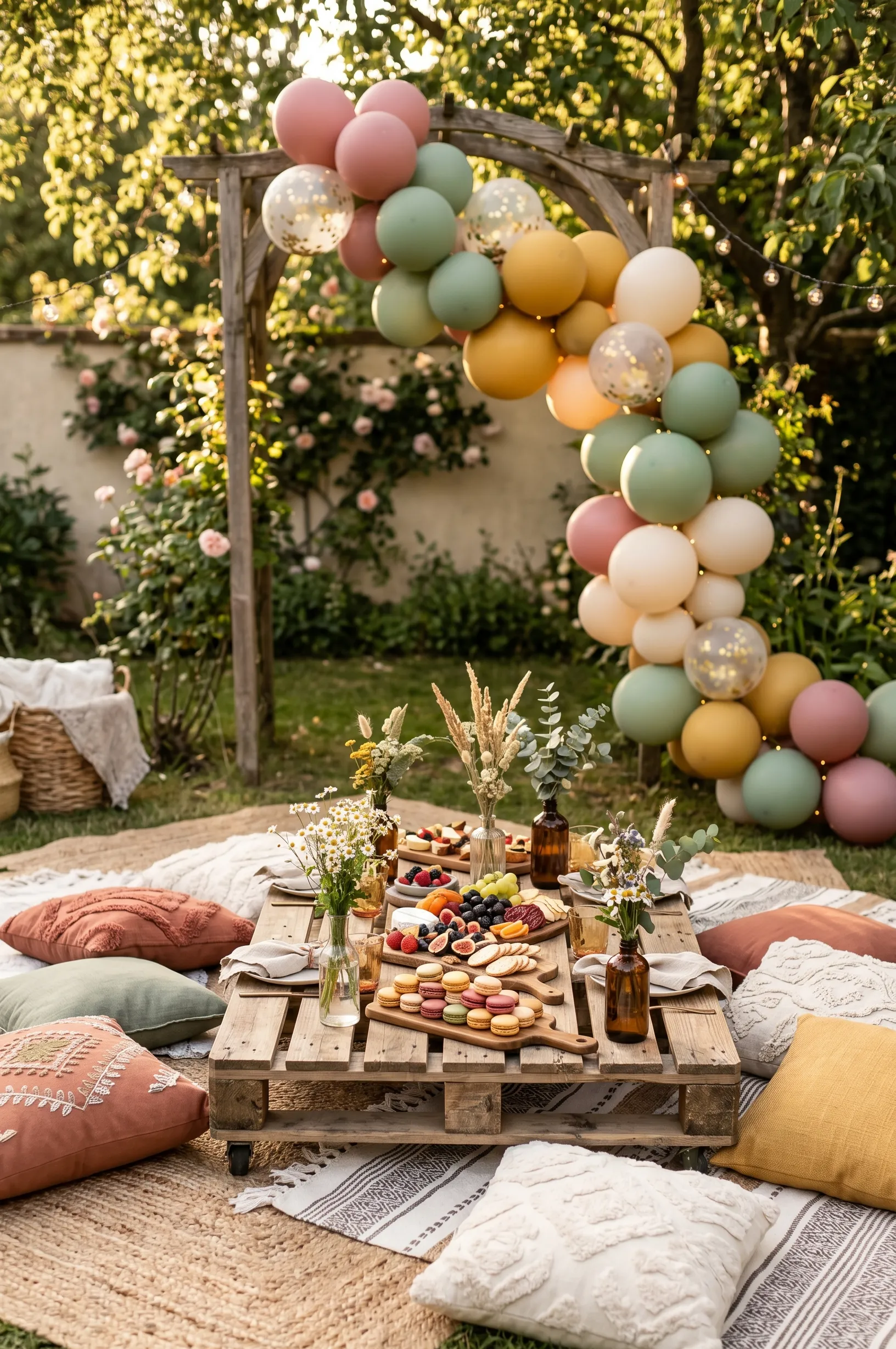 Aesthetic Boho Picnic Date Party