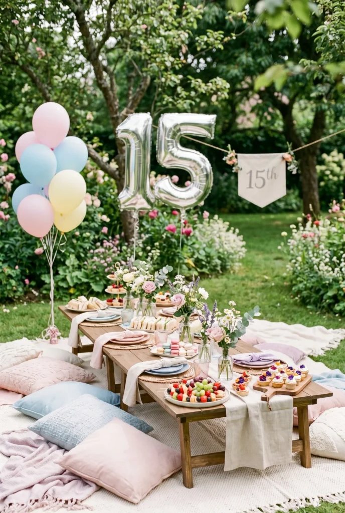 Aesthetic Pastel Picnic Party