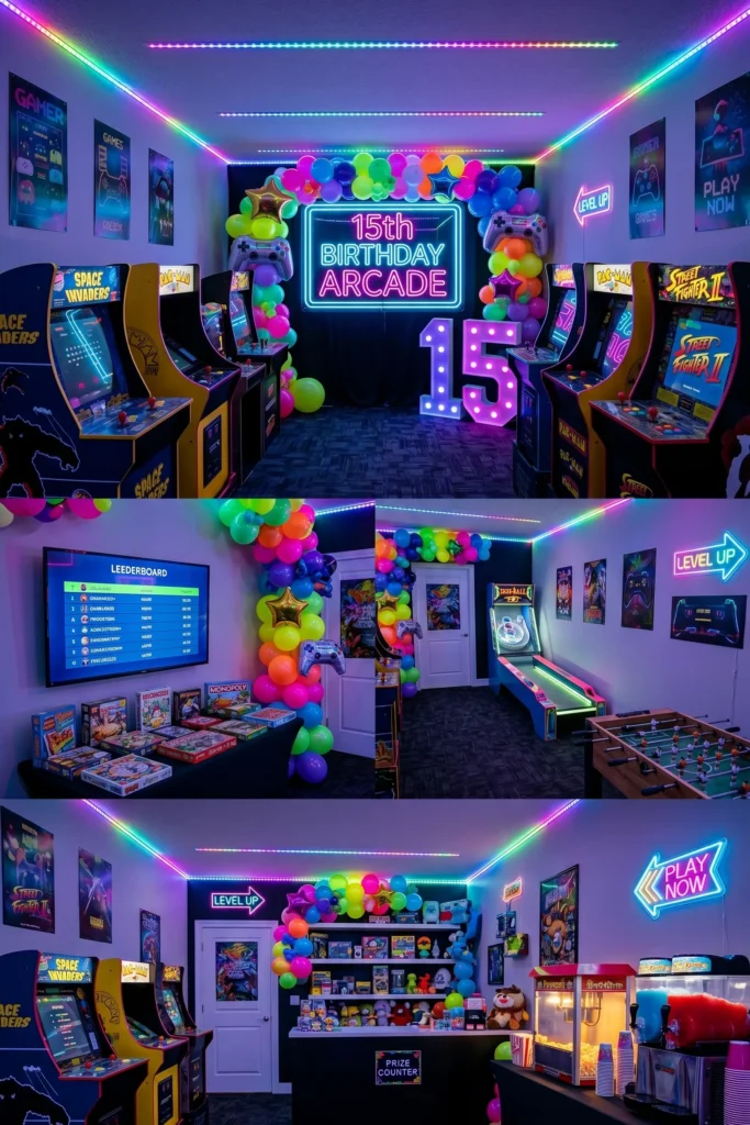 Arcade or Gaming Zone Party