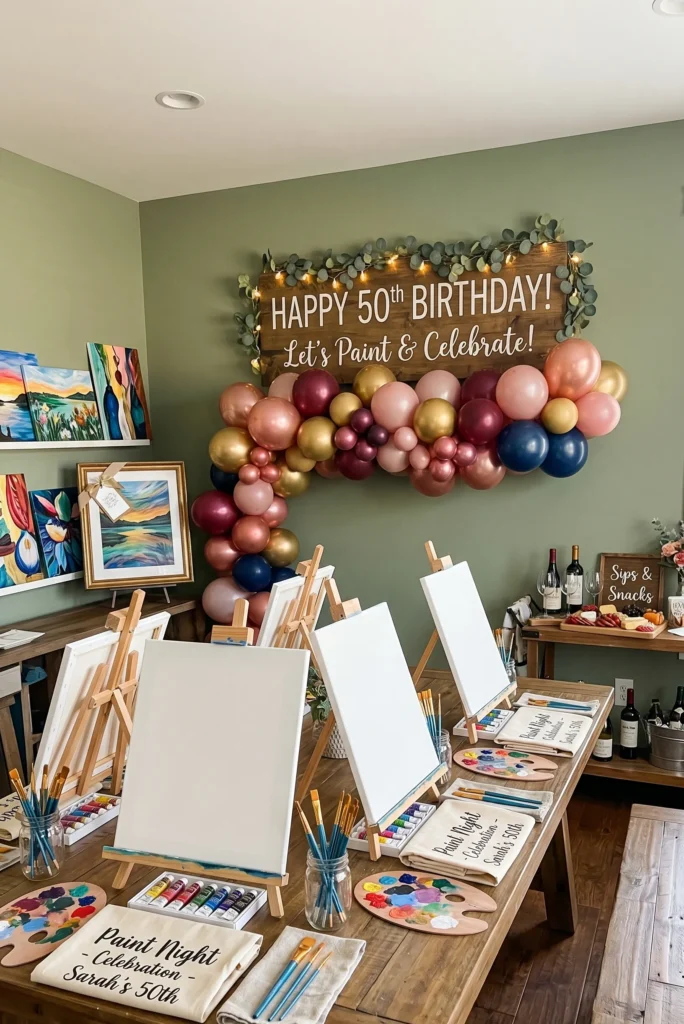 Artistic Paint Night Party