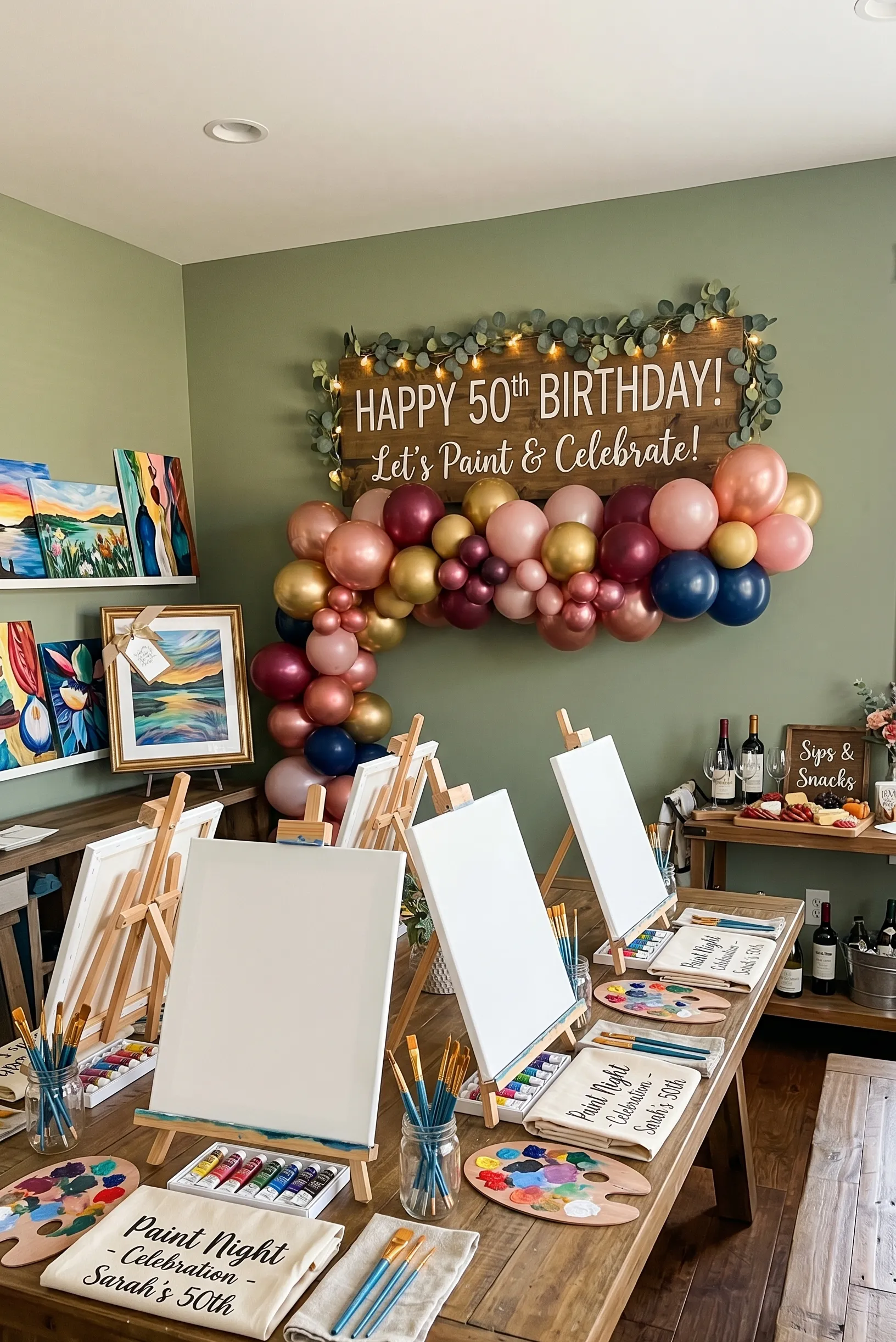 Artistic Paint Night Party