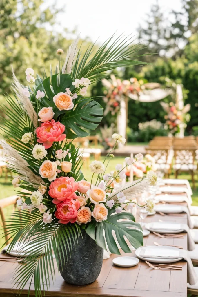 Asymmetrical Modern Florals