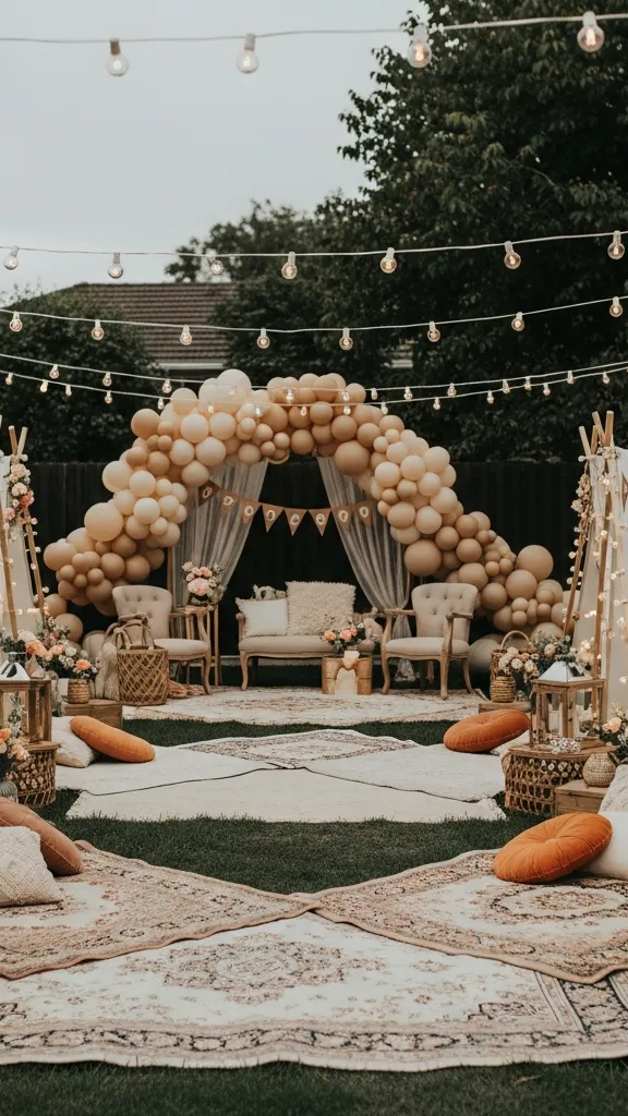 Backyard Glamping Birthday Experience