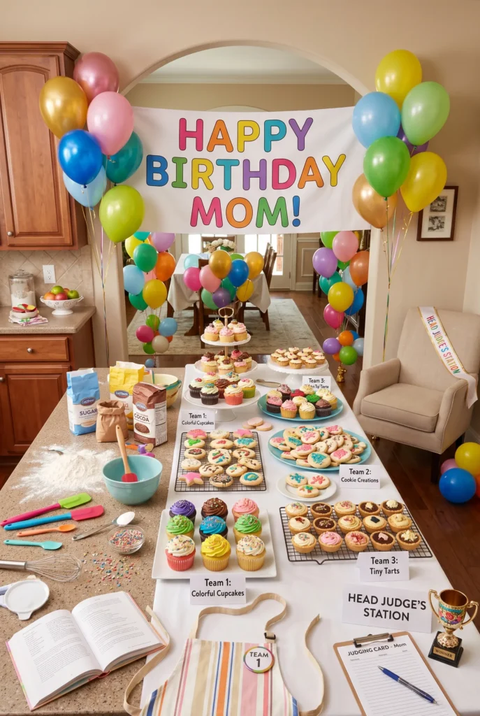 Baking Competition Party with Kids and Grandkids