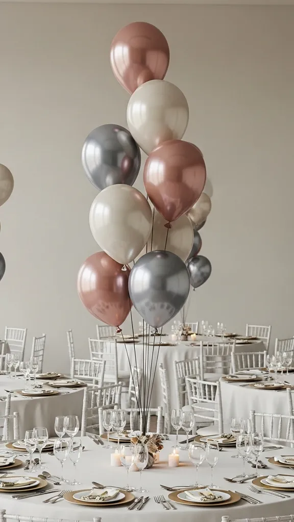 Balloon Table Centerpieces