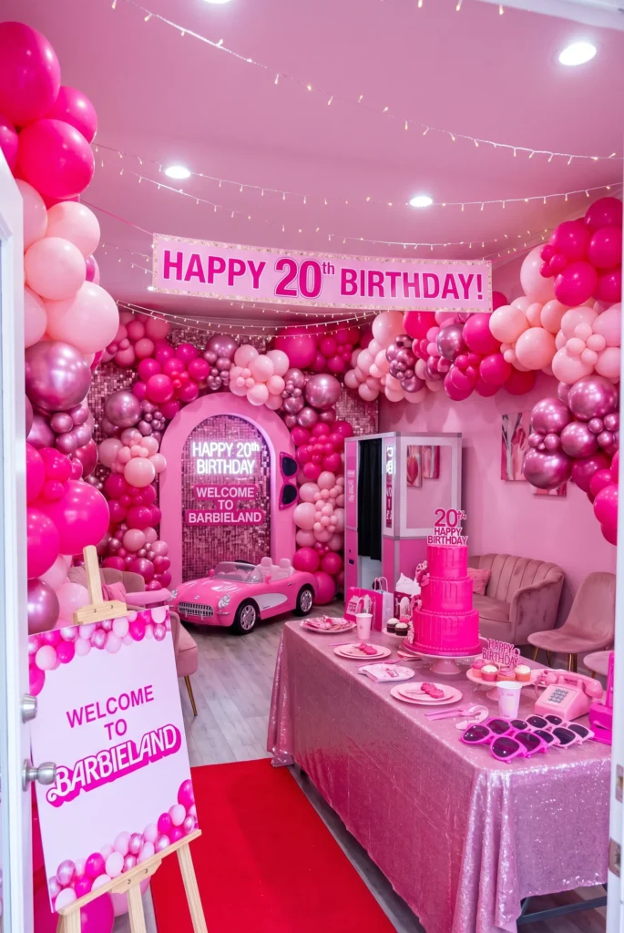 Barbiecore Pink Glam Party