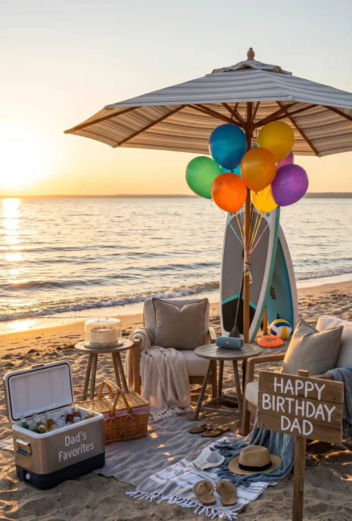 Beach or Lake Day Relaxation Party