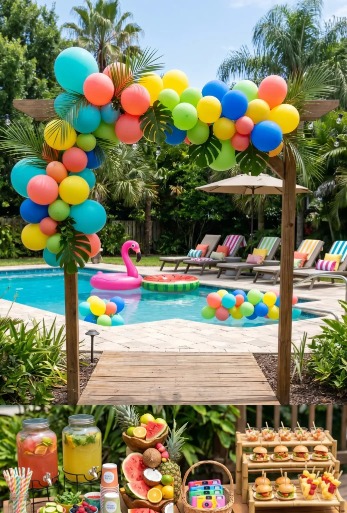 Beach or Poolside Birthday Party