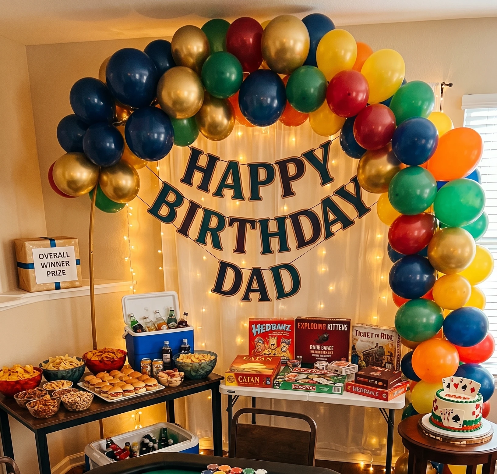 Birthday Party Ideas for Dad