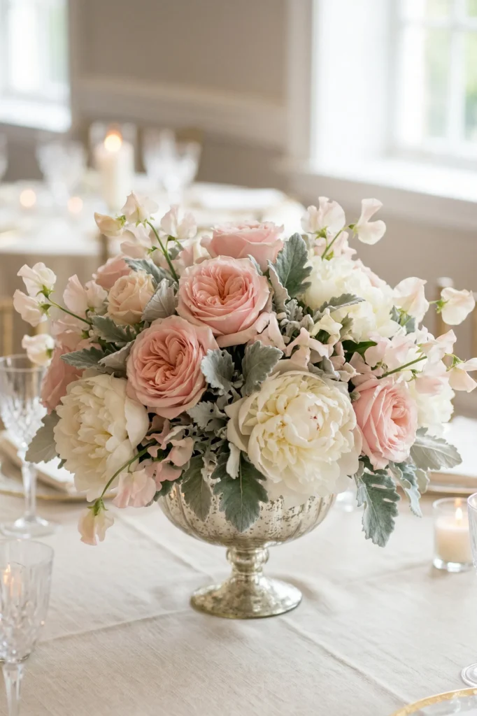 Blush Pink + Cream Floral Blend