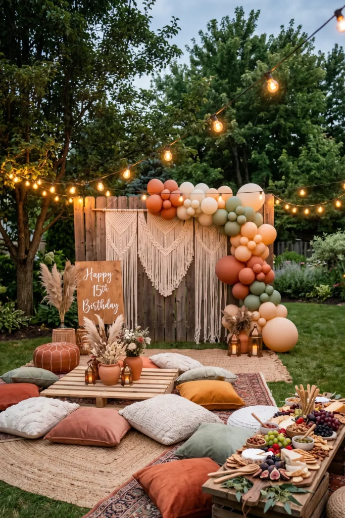 Boho Backyard Chill Party