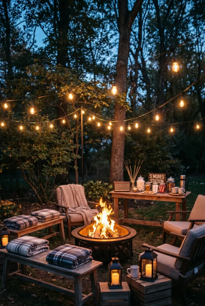 Bonfire Night with Music and Snacks