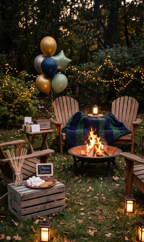 Bonfire Night with Snacks and Music