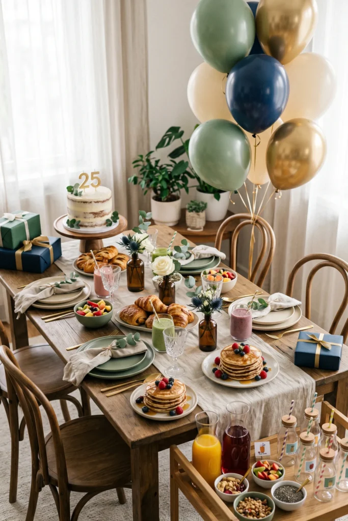 Brunch Party with Aesthetic Setup