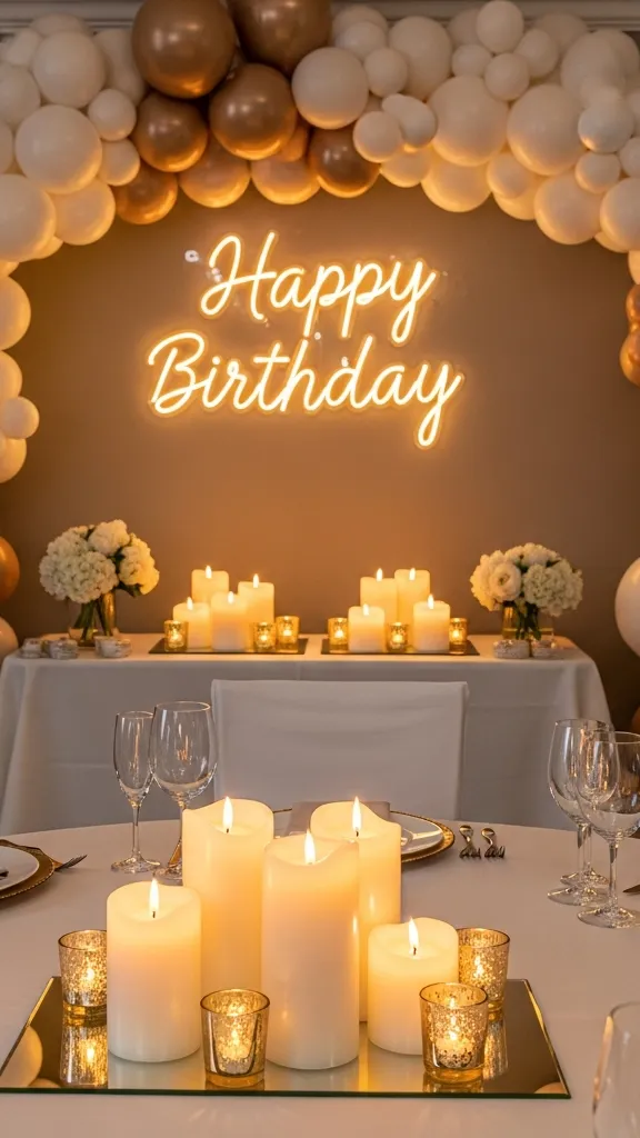 Candle Cluster Centerpiece