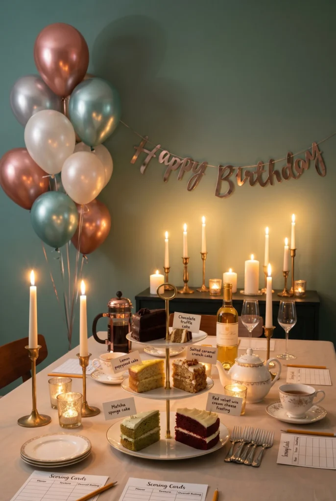 Candlelight Dessert and Cake Tasting Night