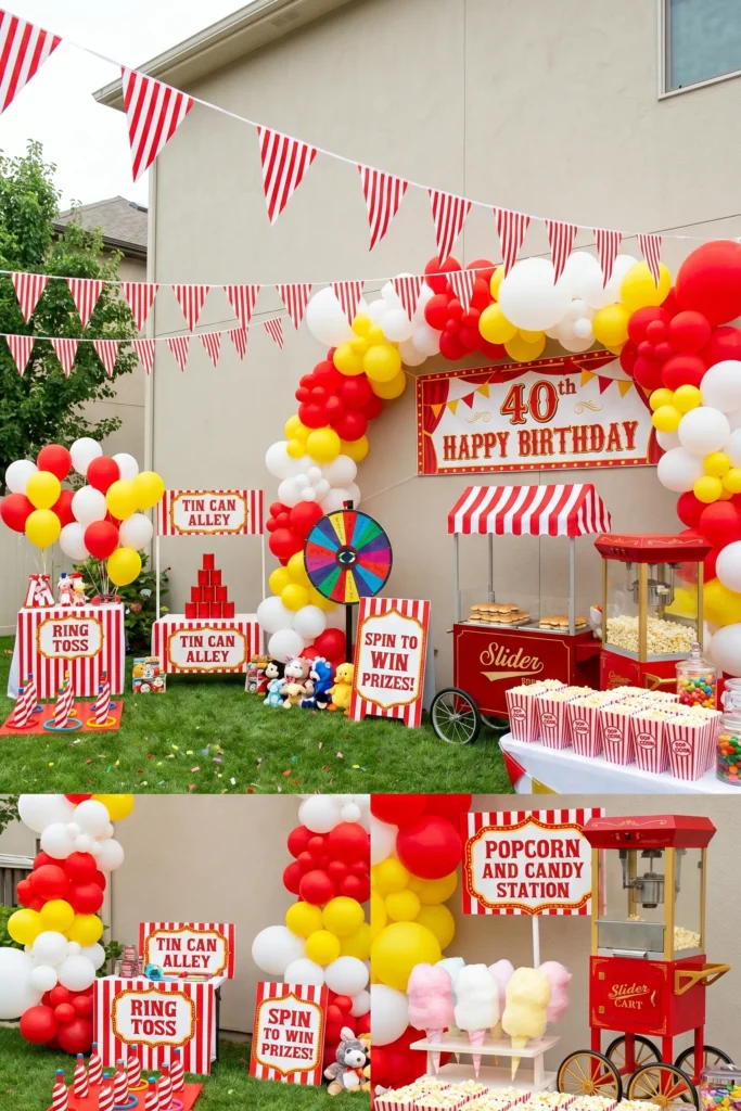 Carnival or Funfair Themed Celebration