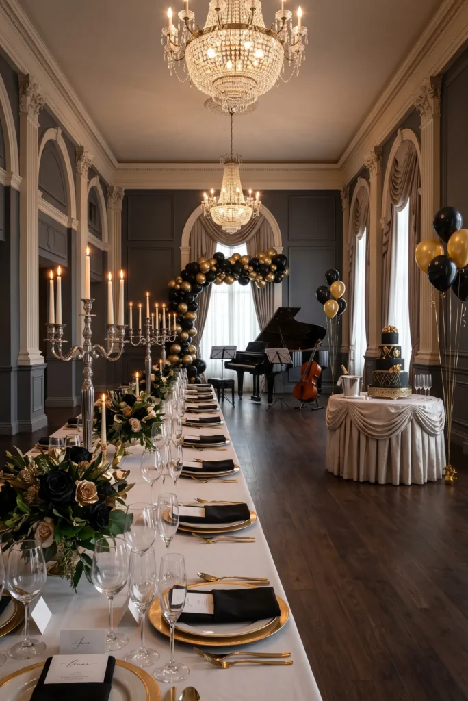 Classic Black Tie Formal Event