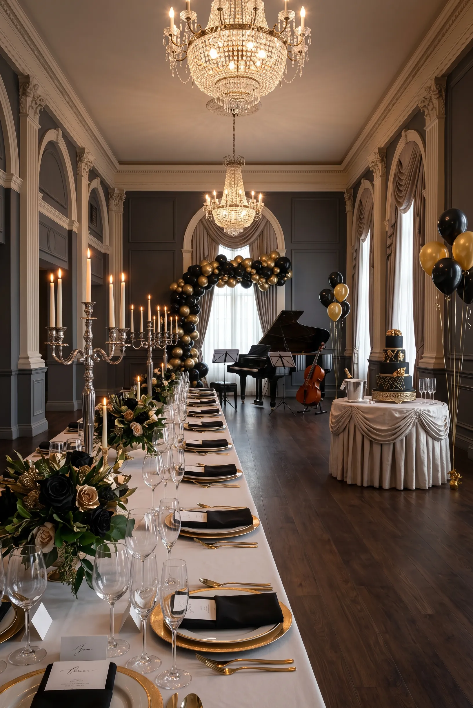 Classic Black Tie Formal Event