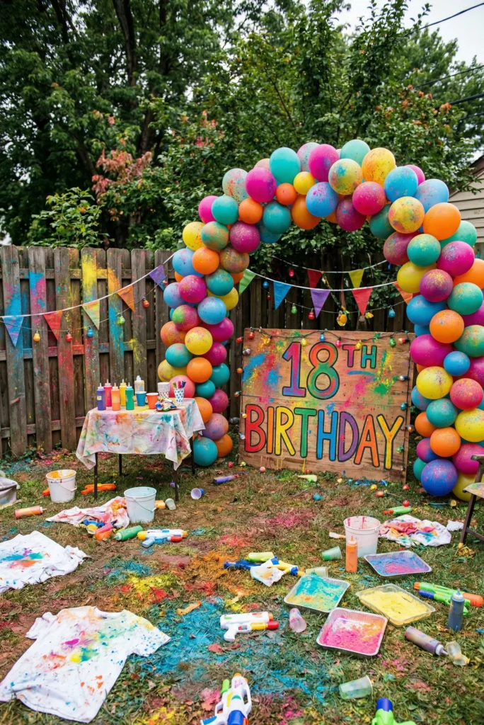 Color Splash Party with Fun Activities