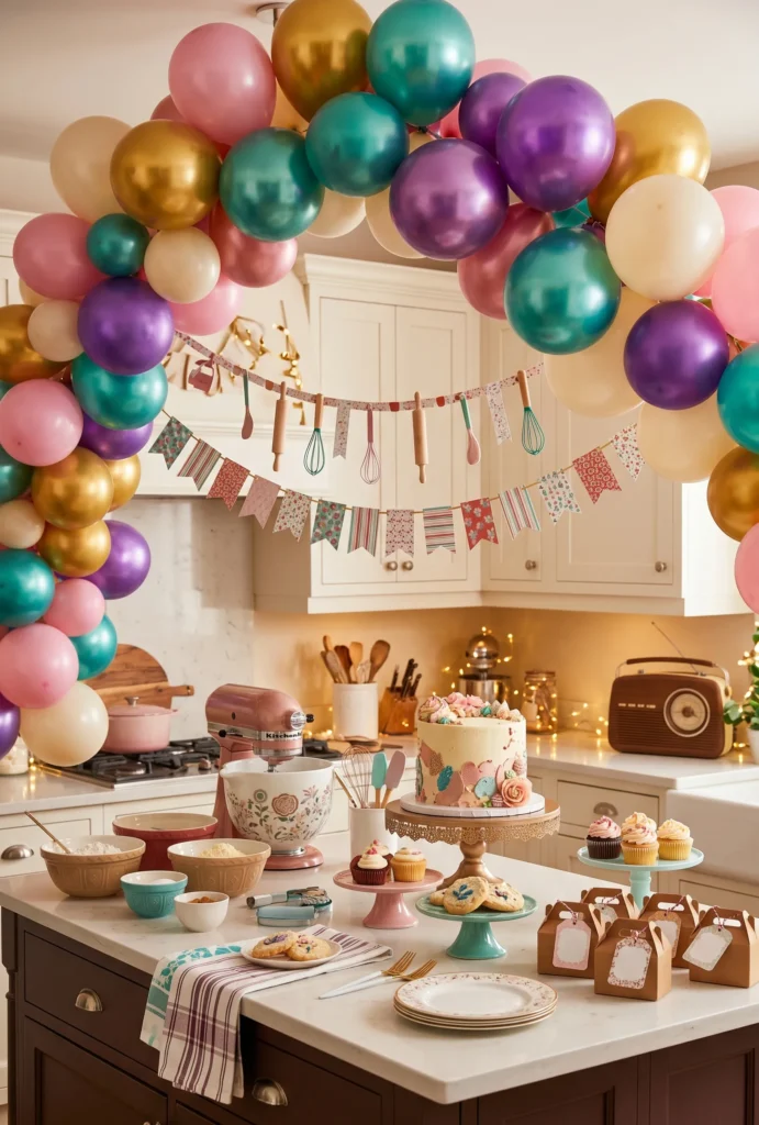 Cooking or Baking Party Together