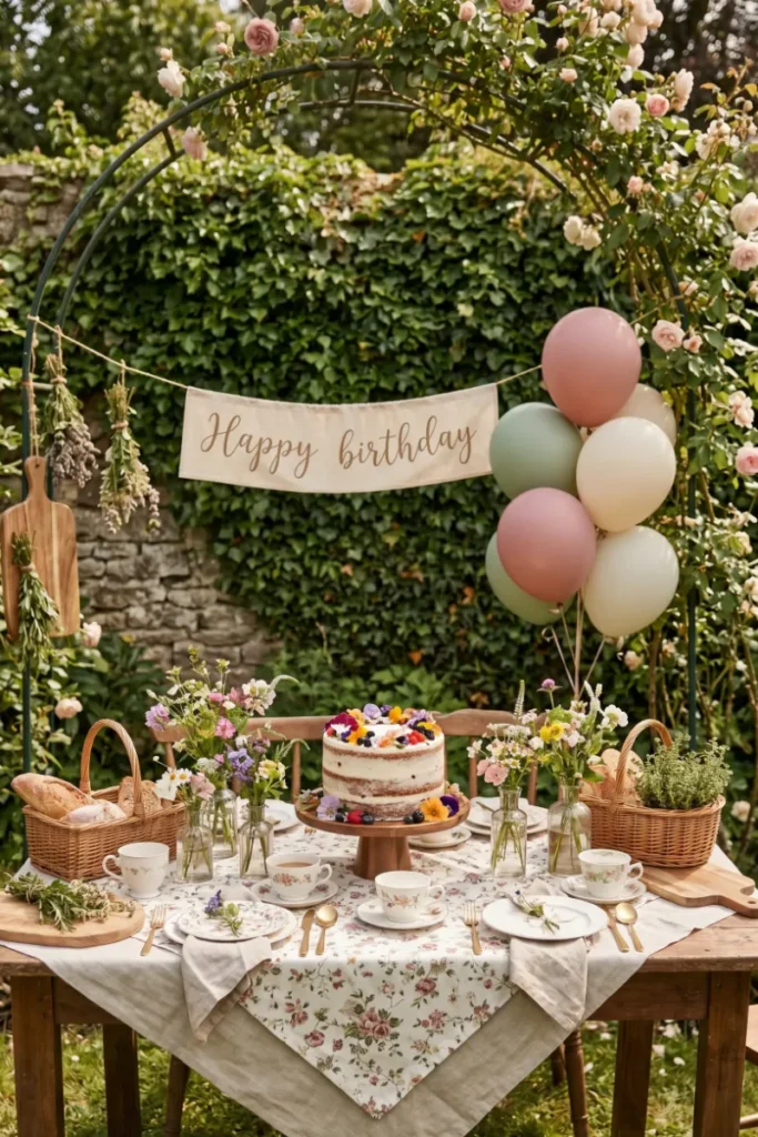 Cottagecore Garden Party with Soft Florals