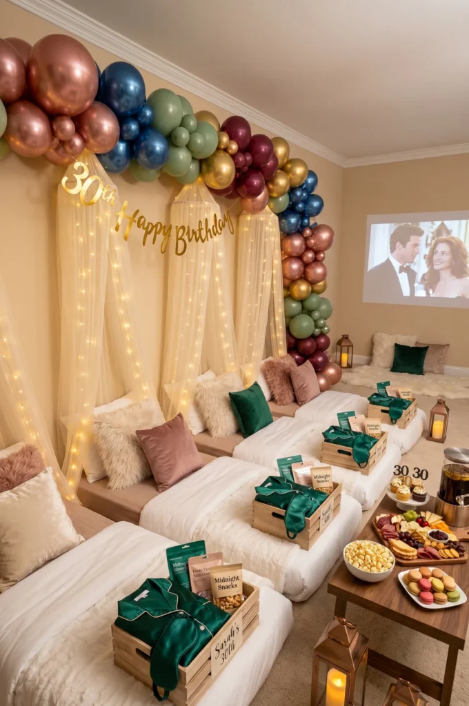 Cozy Slumber Party with Luxury Pajamas