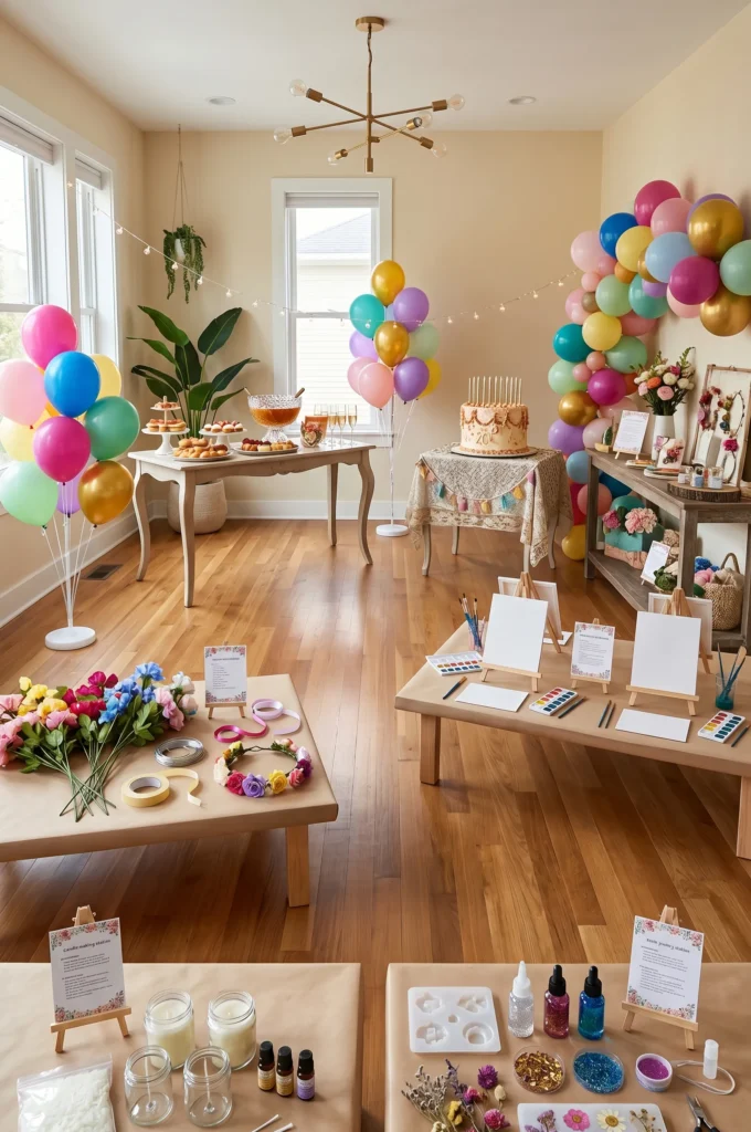 Craft and DIY Workshop Party