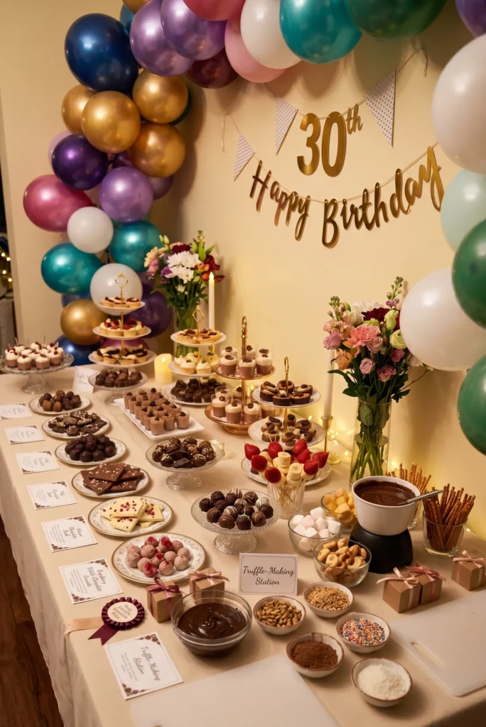 DIY Chocolate and Dessert Tasting Party