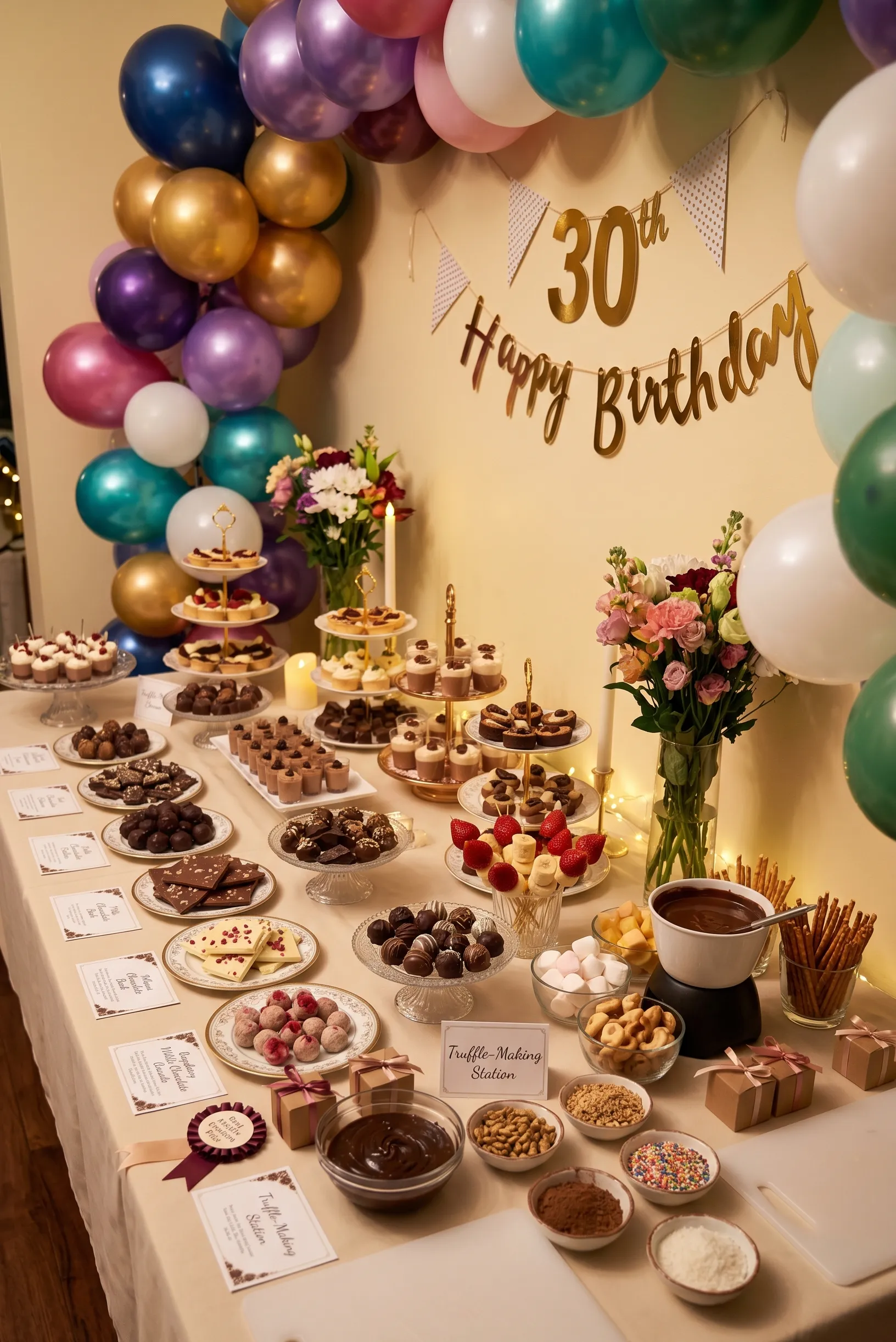 DIY Chocolate and Dessert Tasting Party