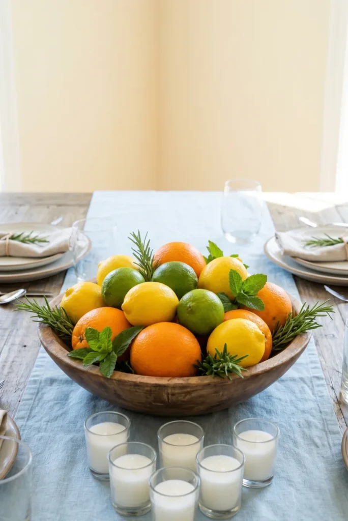 DIY Fruit Bowl Centerpieces