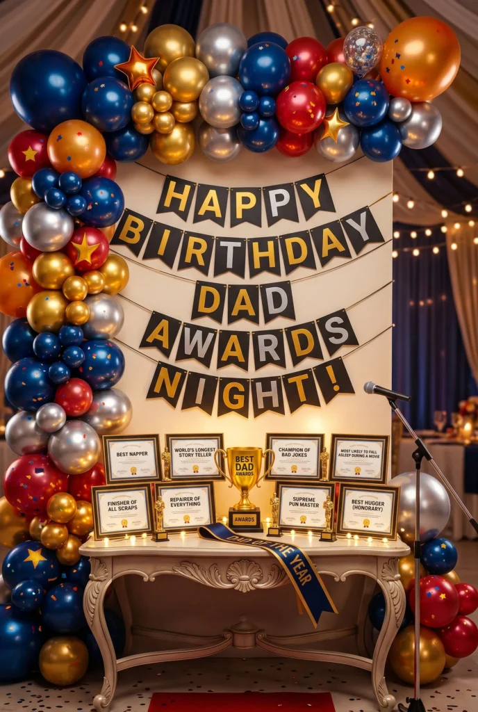 Dad Awards Night" Fun Family Ceremony