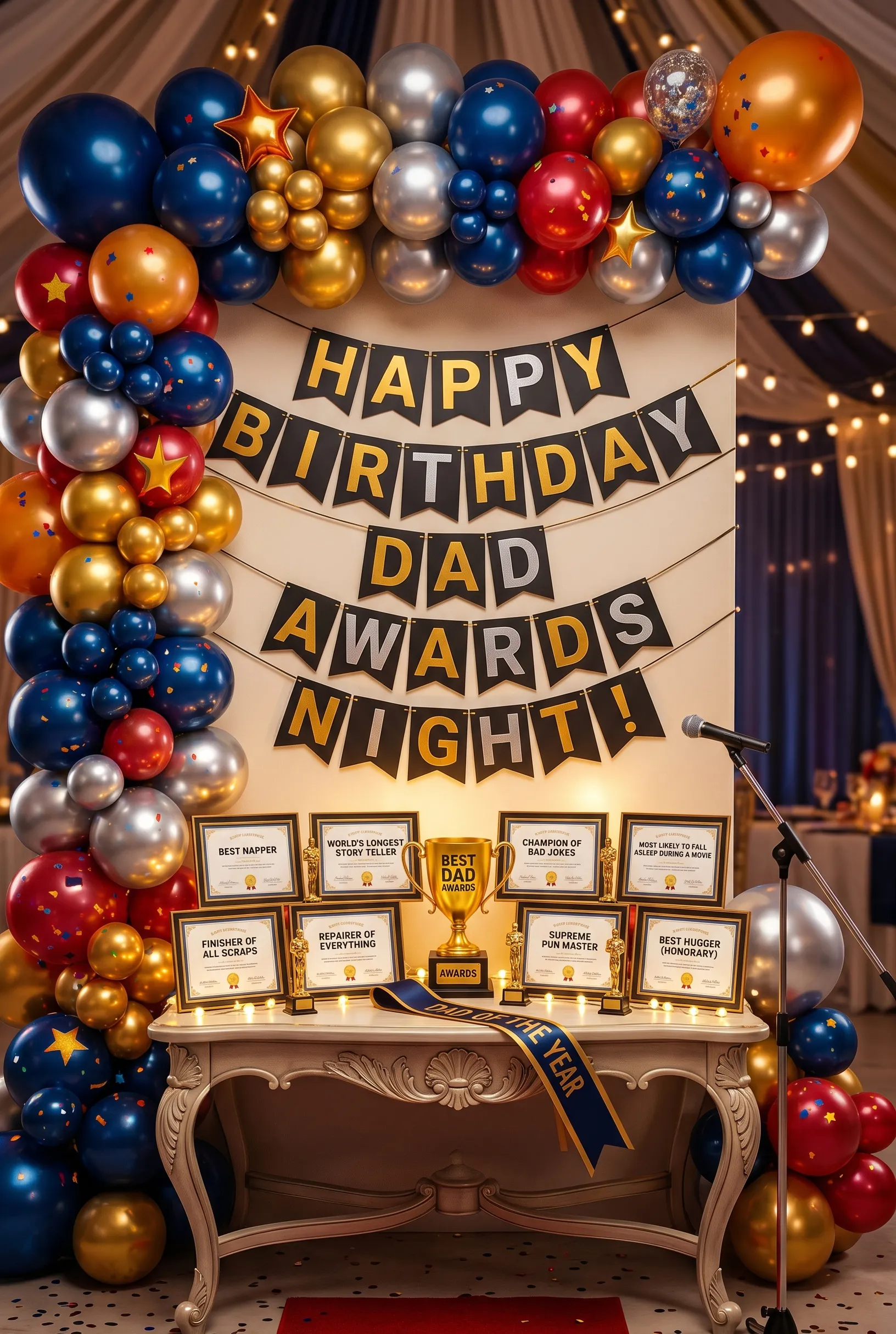 "Dad Awards Night" Fun Family Ceremony