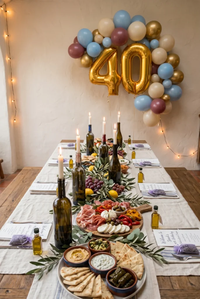 Destination Themed Home Party (Italy, Greece, etc.)