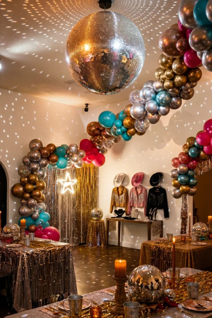 Disco Cowgirl Theme Party