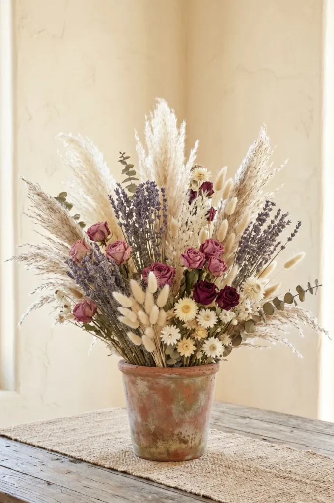 Dried Flower Boho Summer Arrangements