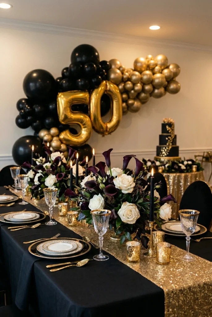 Elegant Black and Gold Theme