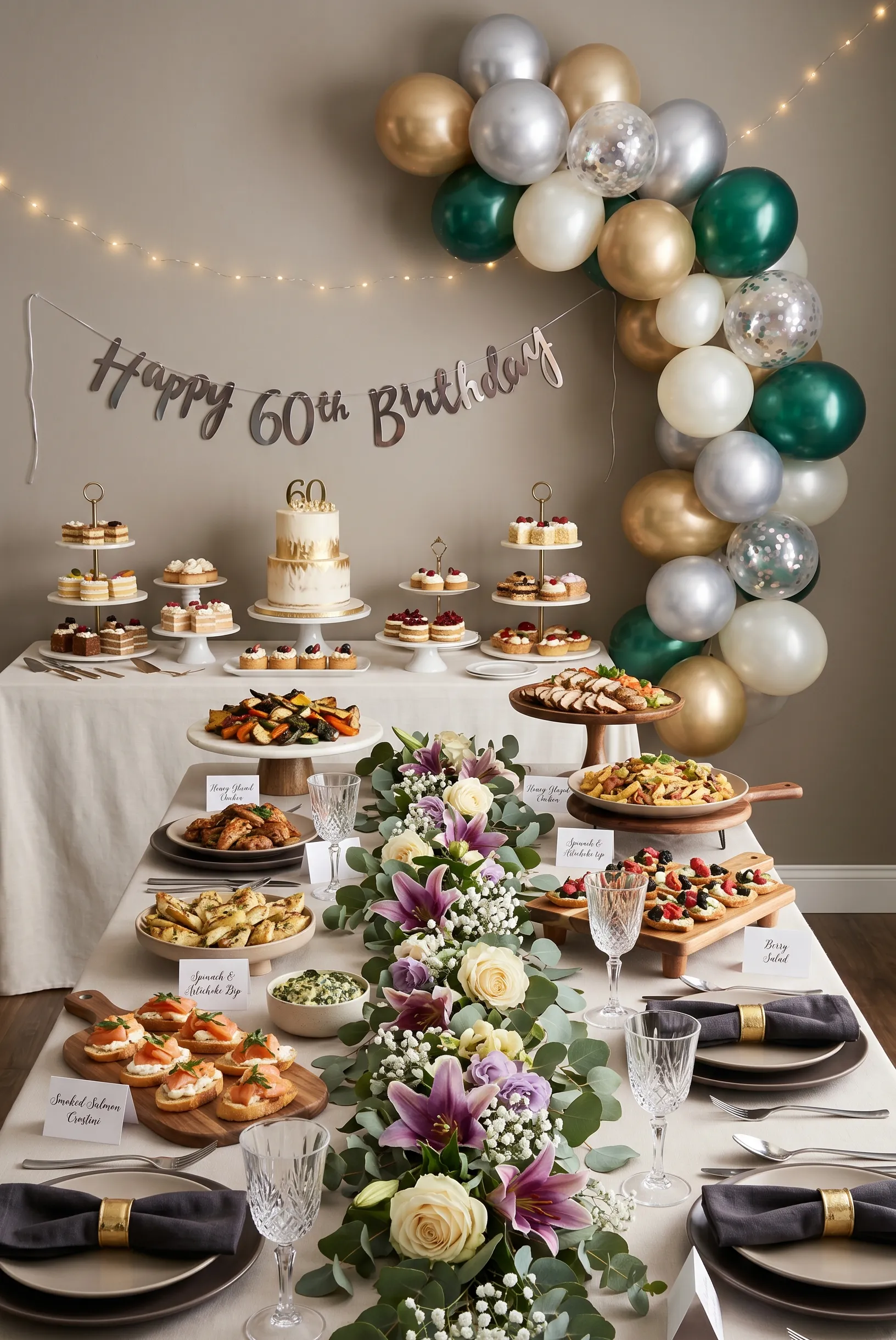 Elegant Buffet Dinner Party