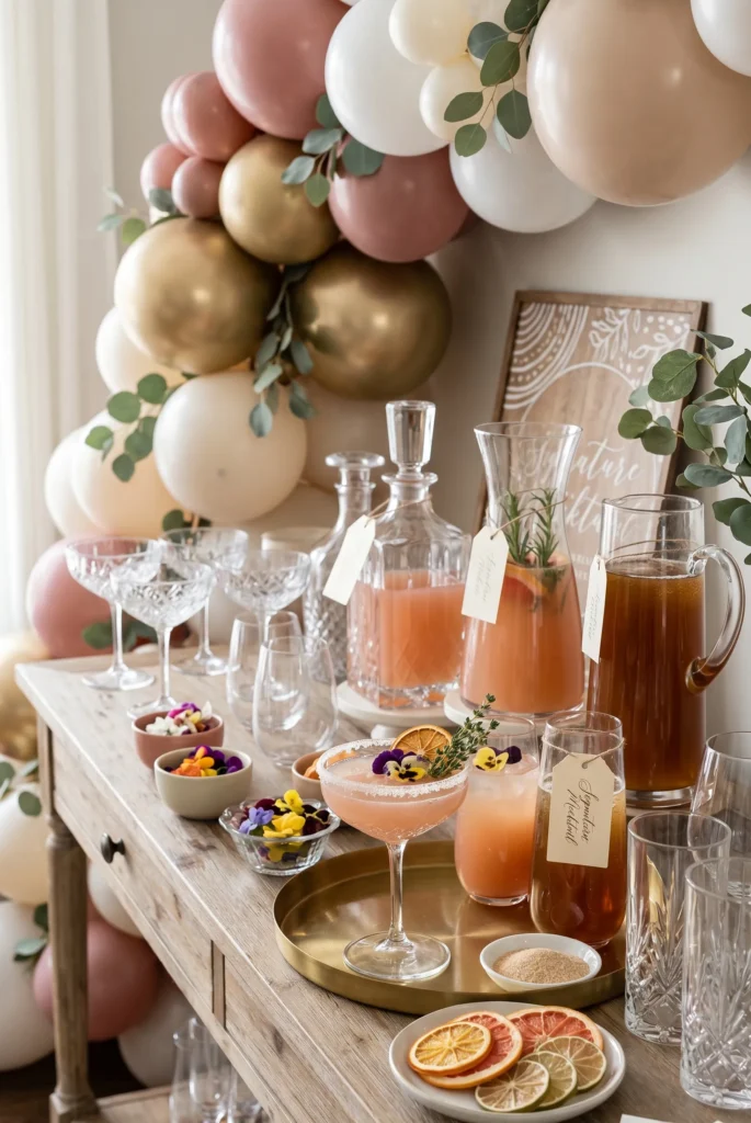 Elegant Champagne Free Mocktail Party