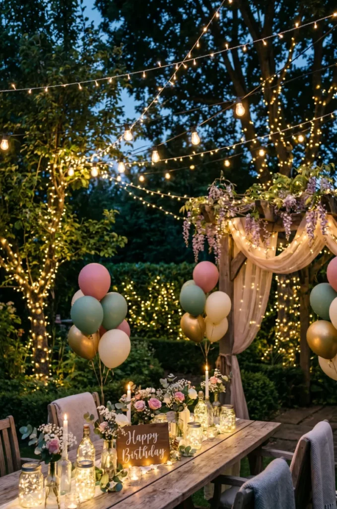 Enchanted Garden Fairy Lights Party