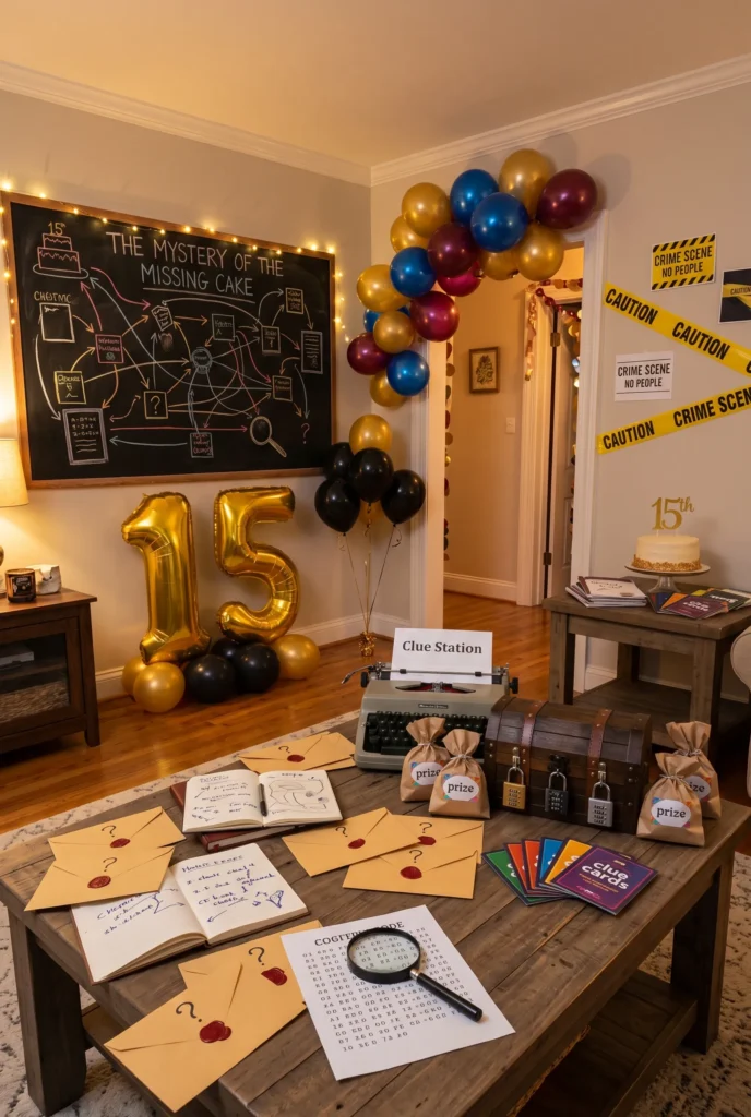 Escape Room or Mystery Challenge Party