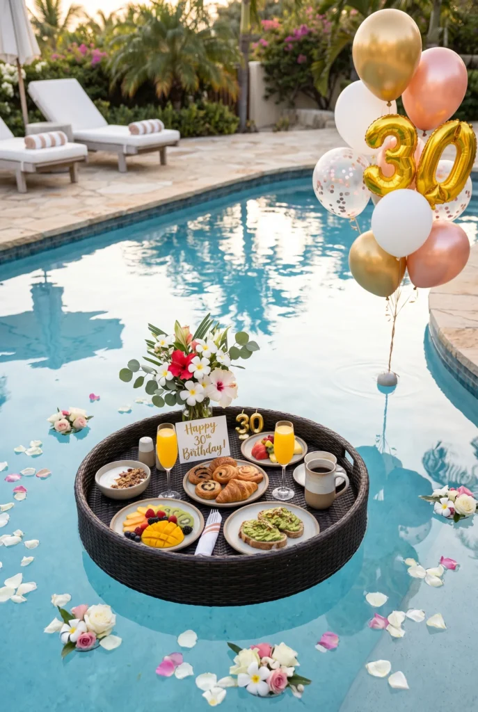 Floating Breakfast Pool Party Experience