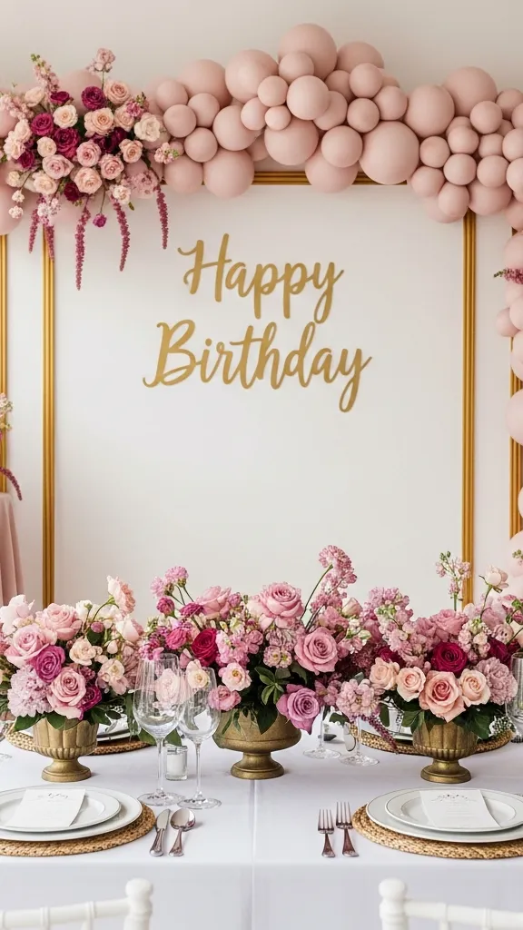 Floral Centerpieces for Dining Tables