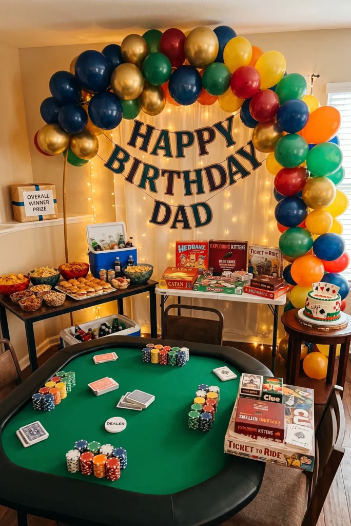 Game Night with Cards, Poker and Board Games