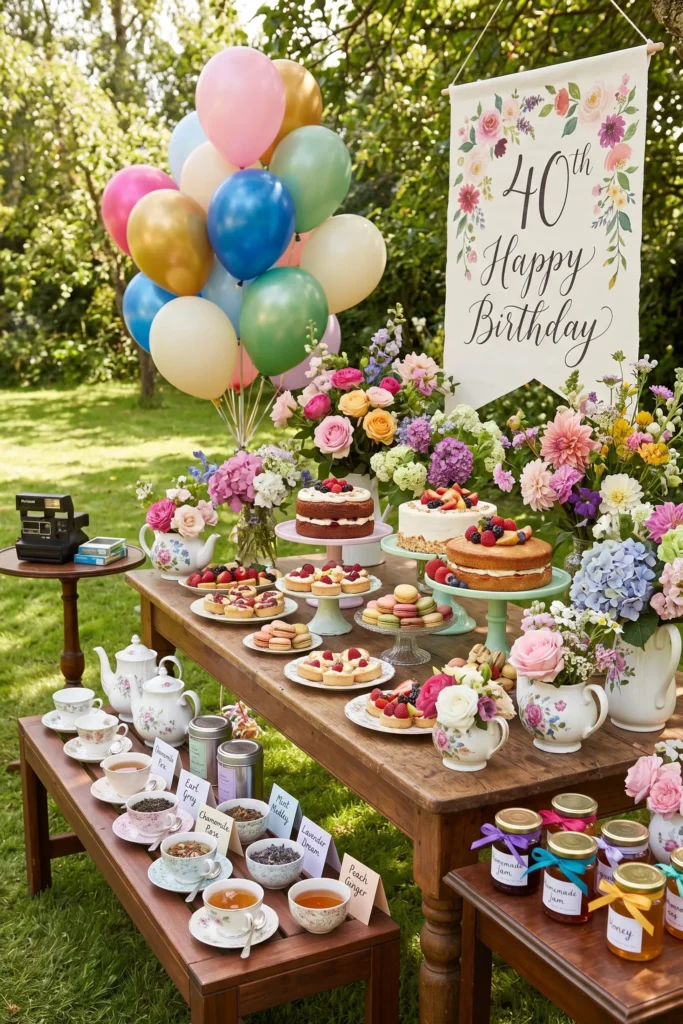 Garden Tea and Dessert Party