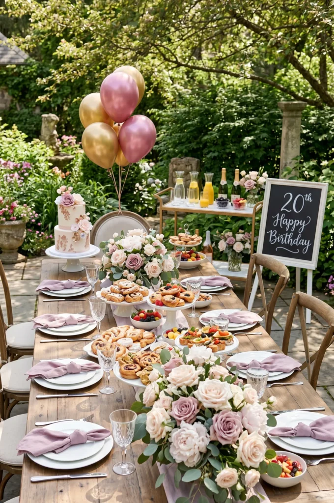 Garden Floral Brunch Celebration