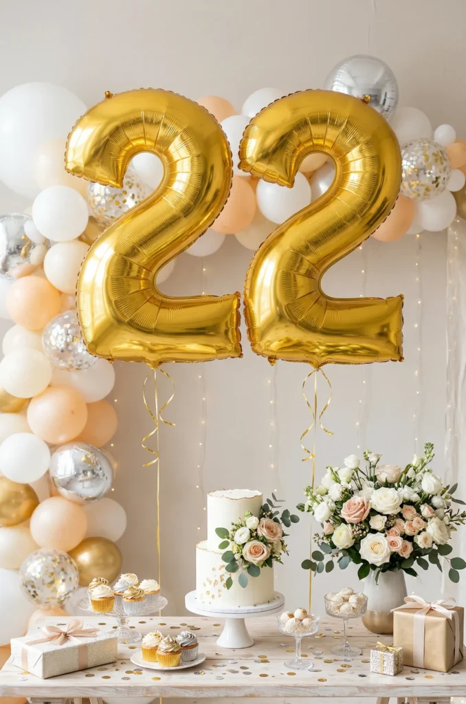 Giant Number Balloons