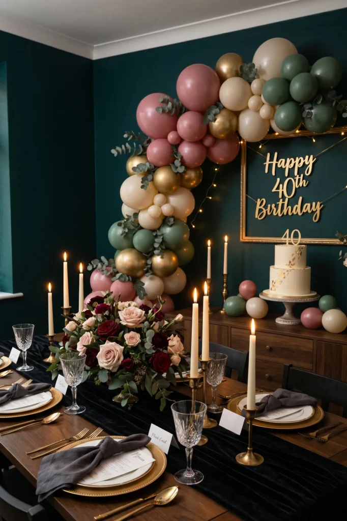 Glam Dress Code Dinner Party