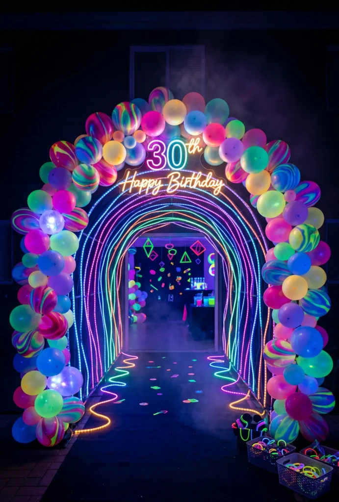 Glow Tunnel Entrance Experience Party