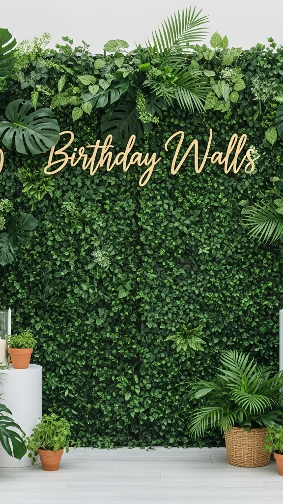 Greenery and Botanical Wall